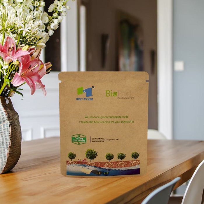 Bolsas De Empaquetado Impresas Aduana Plástica Reciclable Ziplock De Semillas De Flores De La Alta Barrera