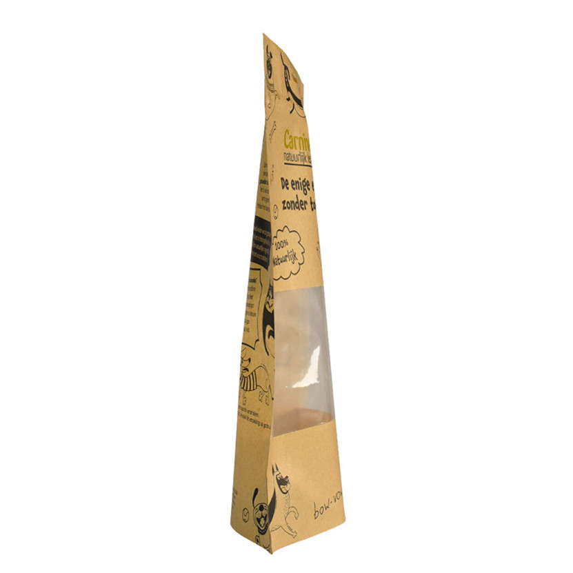 Bolsas de envasado de alimentos al por mayor de calor de fondo plegado estándar barato paquete flexible
