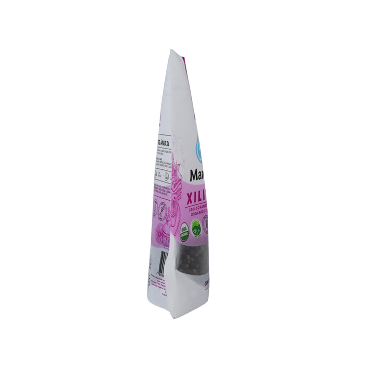 Foil de impresión personalizado K Bottom Sello Ziplock Pow Stand Up Pouch Bolsa de plástico de aluminio para alimentos