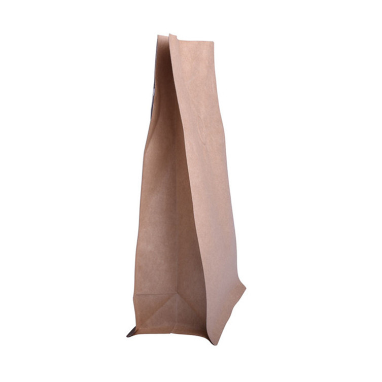 Bolsa de papel a prueba de olores más popular con envasado cosmético de papel al por mayor de ventana