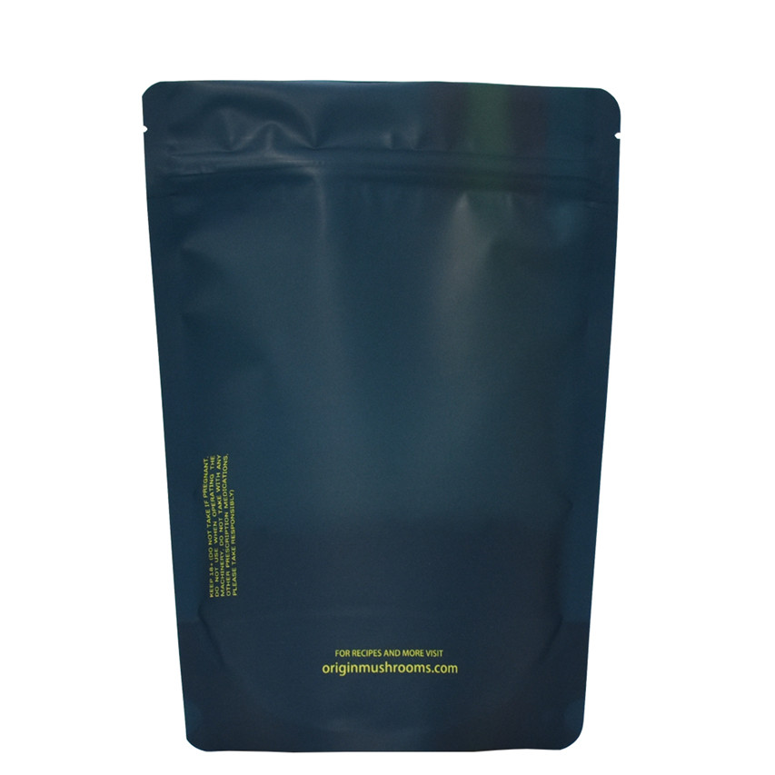 Bolsas compostables con Zipllock Soft Touch Certified FSC Tipos de bolsas en Packaging Seal Coffee
