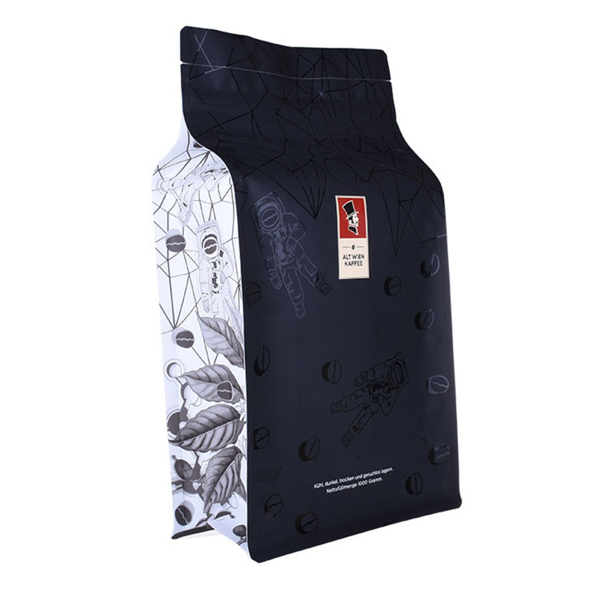 Bolsa de papel de papel kraft de buena calidad bolsas de café personalizadas biodegradables bolsas de café personalizadas