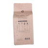 Bolsa de granos de café impreso personalizado ecológico con bloqueo de cremallera