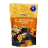 Diseño creativo de suministro de fábrica Bolsas de envasado de polvo de diseño de cúrcuma de diseño compostable