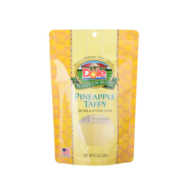 Materiales reciclables de foca de calor personalizado Embalaje flexible UV Spot Food Stand Up Pouch