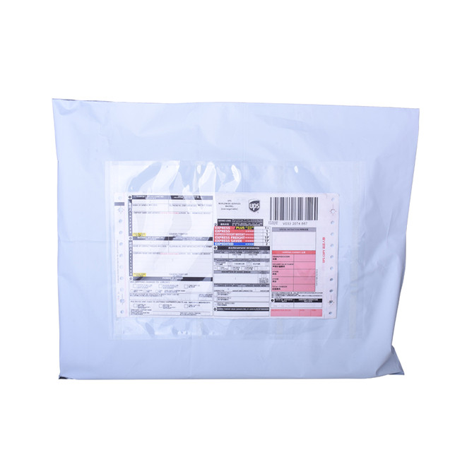 Bolsa de correo reciclable ecológica personalizada con sachet