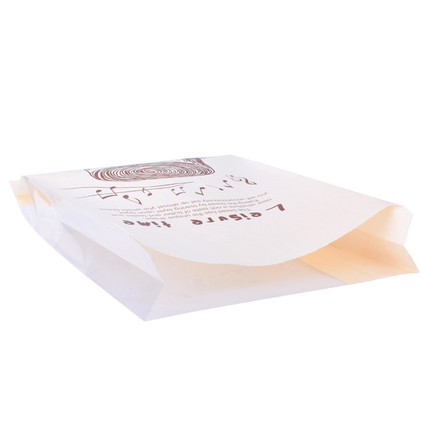Bolsa de palomitas de maíz Kraft de papel de Kraft de forma ePo Amable