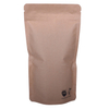 Venta caliente Biodegradable Laminada Kraft Paper Food Standup Packaging Filipinas