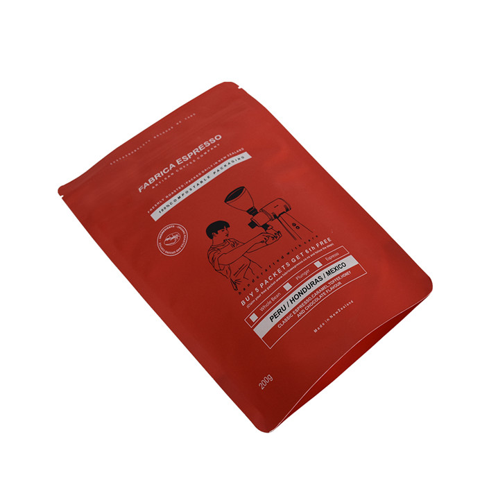 Sostenible standup biodegradable Embalaje personalizado Empaque de café con Zipllock