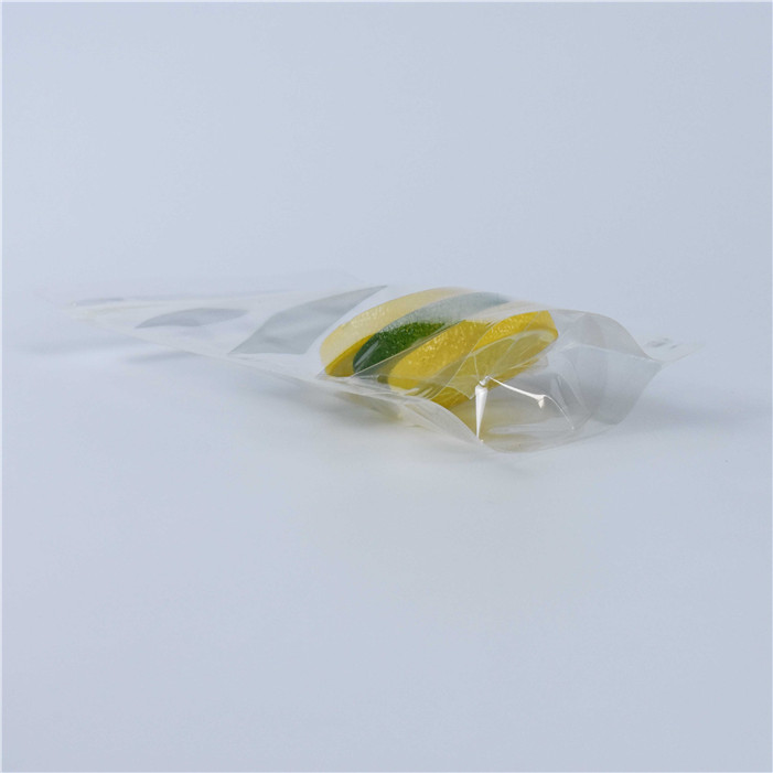 Bolsas de arena bolsas de celofán sin imprimir plástico transparente con cremallera