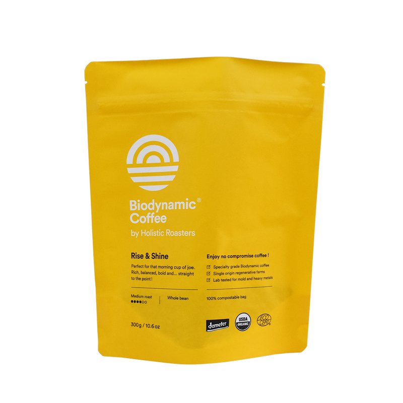 Bolsas de plástico de almidón de maíz 100% biodegradables