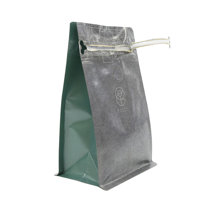 Embalaje de bolsa de bolsa de té de pie metalizado
