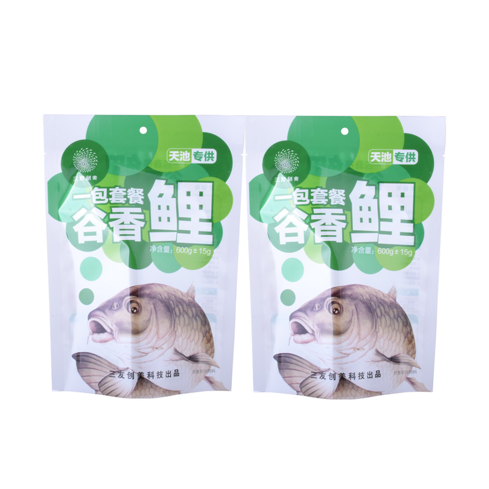 Bolsa de comida para peces con materiales sostenibles, envasado oragnic, comida para mascotas