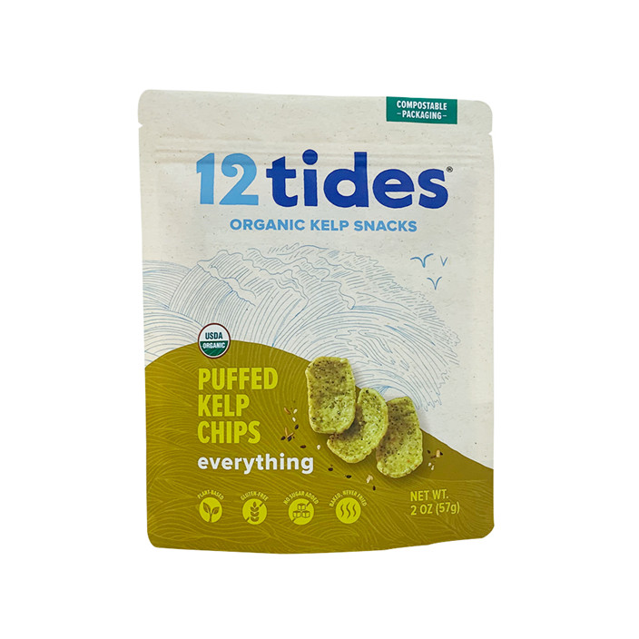 Bolsa ecológica personalizada para bolsas de embalaje de especias secas biodegradables y compostables 