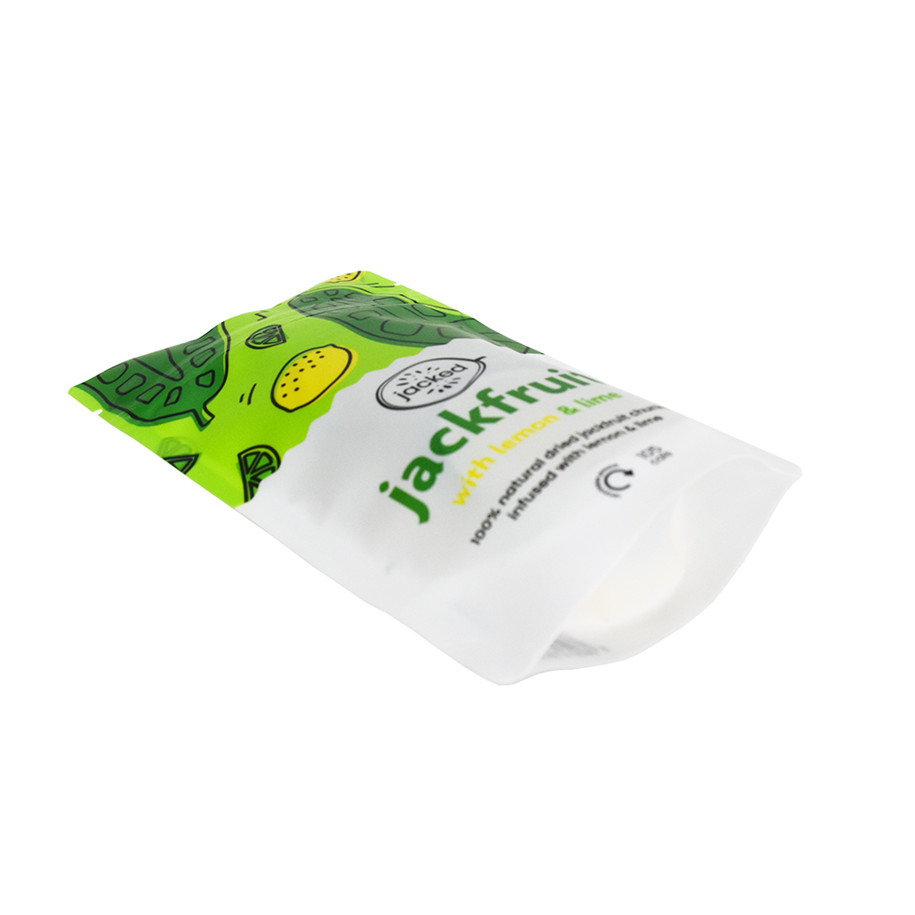 Bolso de comida para bebés celofano Kraft papel de pie de pie de pie compostable empaquetado compostable