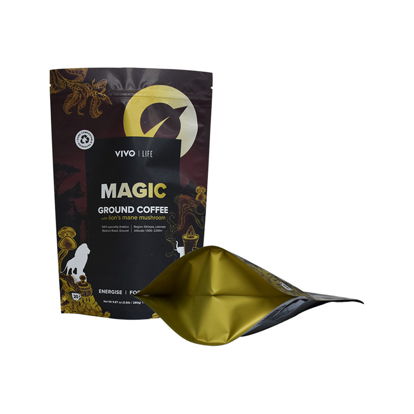 Producto de China Bajo precio Biodegradable Kraft Stand Up Pouch