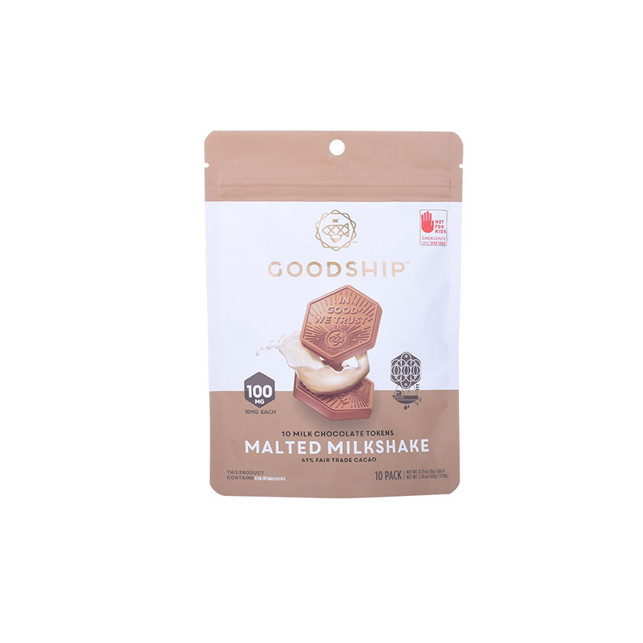 Bolsa ecológica personalizada para empacar nueces con cremallera