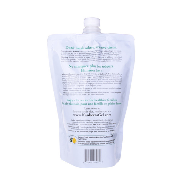 Alcohol compostable personalizado en bolsas de agua soluble en bolsas de detergente readimados