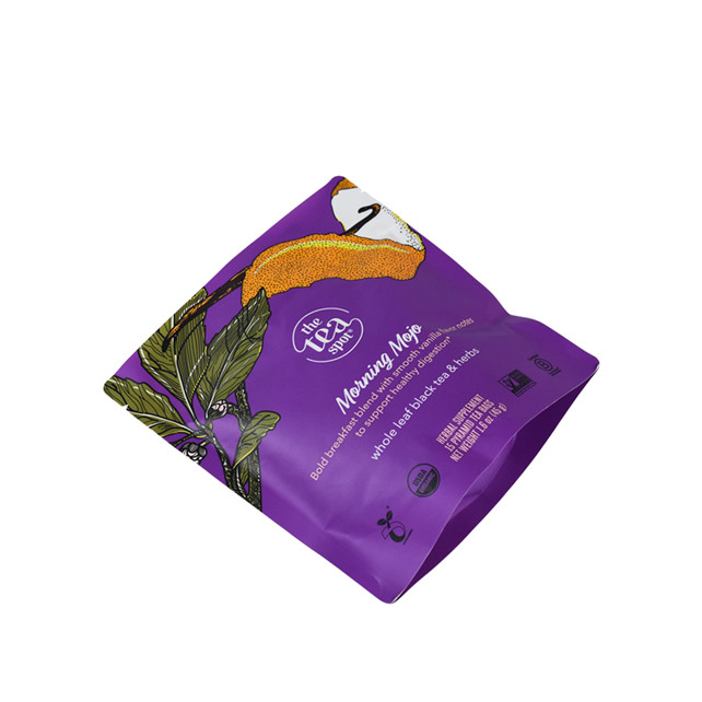 Bolsas personalizables para hojas de té populares de acabado mate de acabado mate para hojas de té