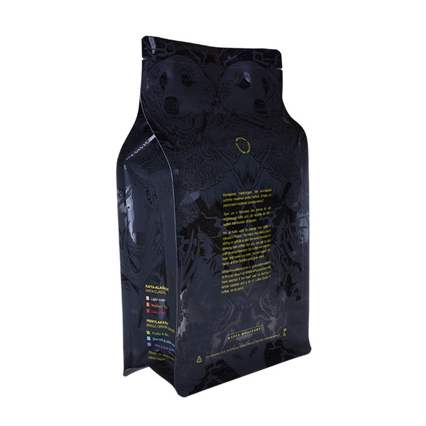 Materiales biodegradables de venta en caliente bolsas ziploc biodegradables biodegradables se puede reciclar bolsas de café