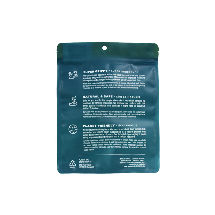 Impresión de impresión mate impresa a prueba de humedad personalizada Embalaje de bolsa biodegradable personalizada
