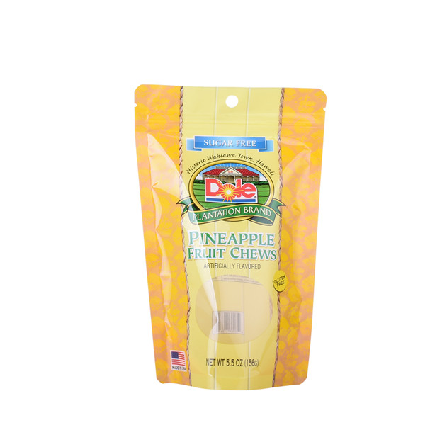 Materiales reciclables de foca de calor personalizado Embalaje flexible UV Spot Food Stand Up Pouch