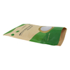 Bolsa de bocadillo compostable para envases sostenibles al por mayor con Zipllock