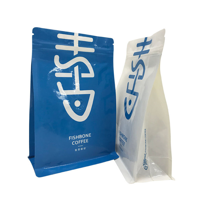 Bloque de laminado Bottom Eco Friendly Food Packaging Supplies 250G Cafe Pack