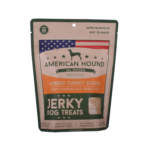 Logotipo de impresión personalizado Bolsa de bolsas de comida para mascotas recycables