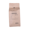 2 lb Natural Kraft Packaging Coffee Material compostable con válvula