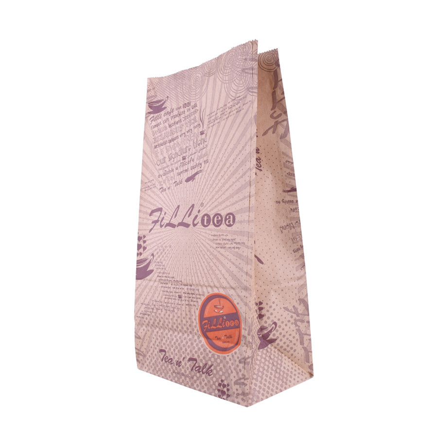 Embalaje de papel biodegradable en bolsa ecológica