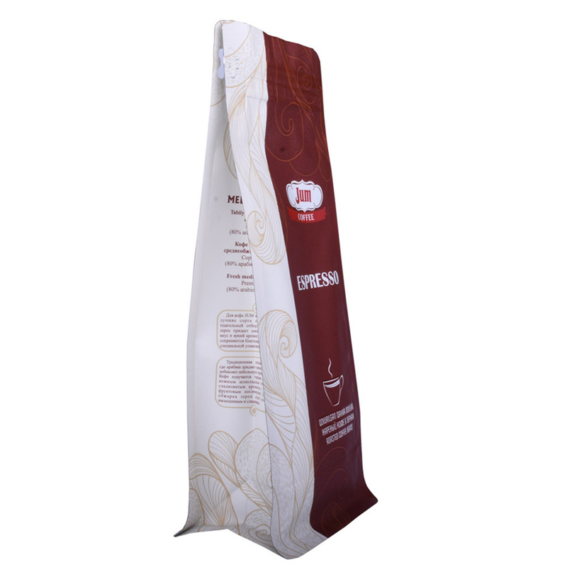 Bolsas de café con fuelle lateral K-Seal con cierre hermético que se puede volver a sellar