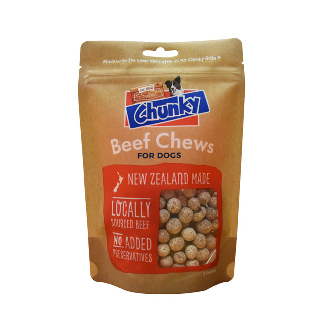 Producción personalizada K Bottom Foce Pet Food Bag Bag de plástico