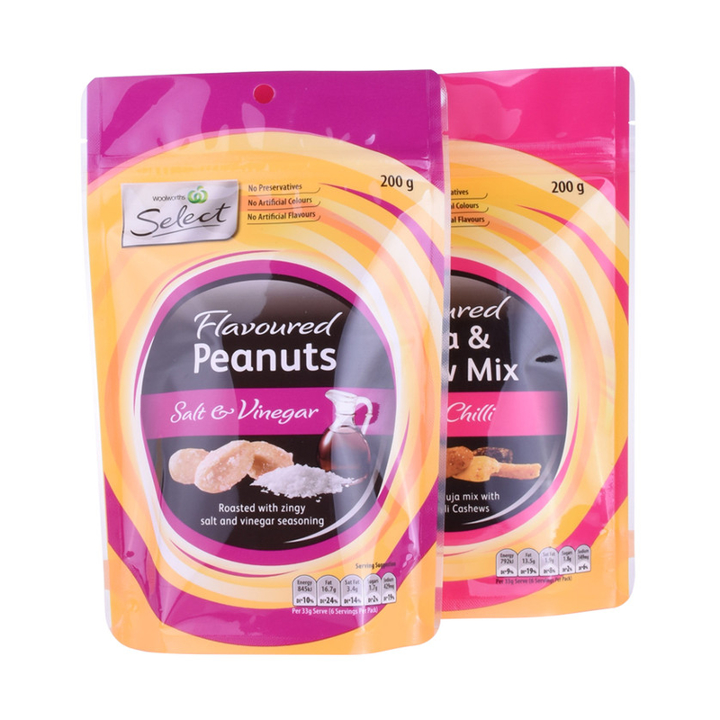 Embalaje de frutas secas con Zipllock Kiplock REELLABLE cómo abrir bolsas de frutas secas de plástico sellado