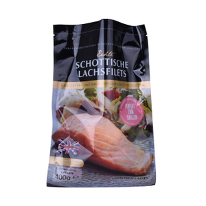 Bolsa de logotipo personalizada compostable bolsas de foca de vacío con resaltación con estampado para almacenamiento de alimentos