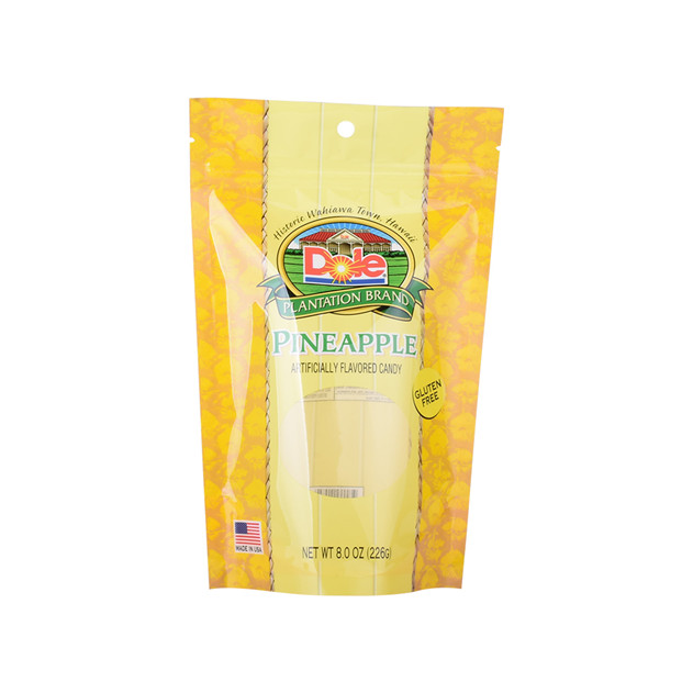 Materiales reciclables de foca de calor personalizado Embalaje flexible UV Spot Food Stand Up Pouch