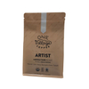 Material laminado de moda Kraft Paper Coffee Packaging sostenible con tirolina
