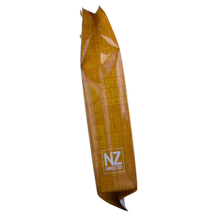 SECELable Zipllock Kraft Paper Ground Coffee Bag Fabricante