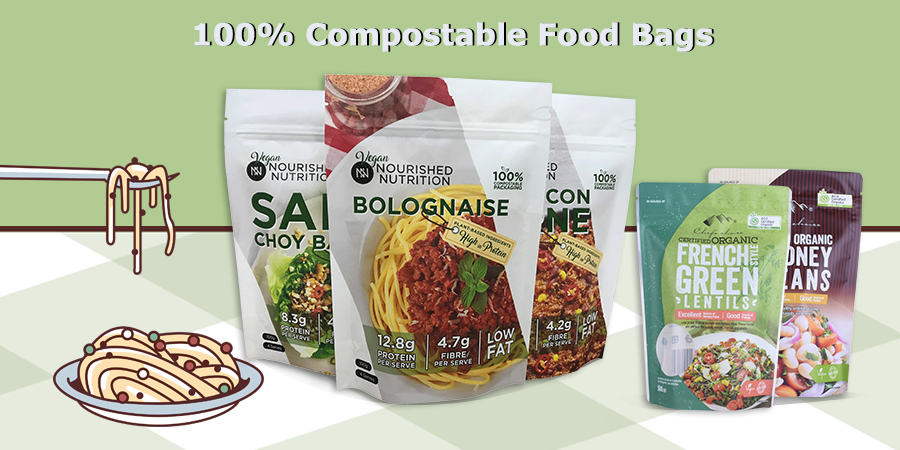 100% -Compostable-alimentos-bolsas