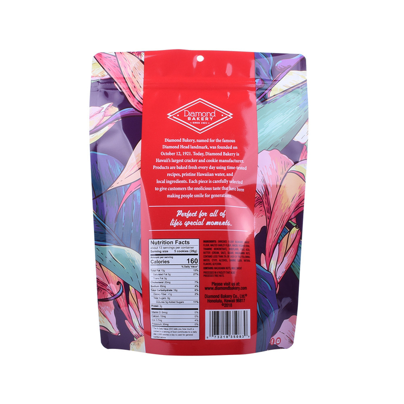 Bolsas de cierre de plástico biodegradables de muesca de lágrima de resealabele