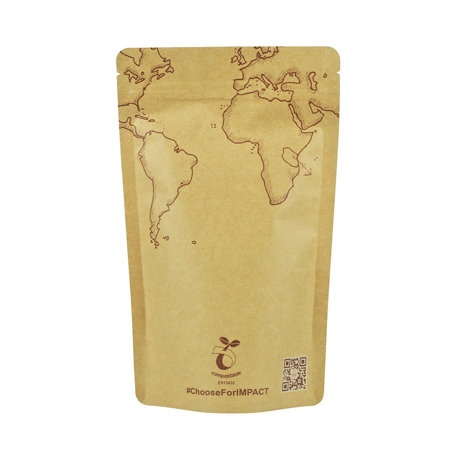 Impresión de gravedad bolsa de papel personalizada laminada con logotipo