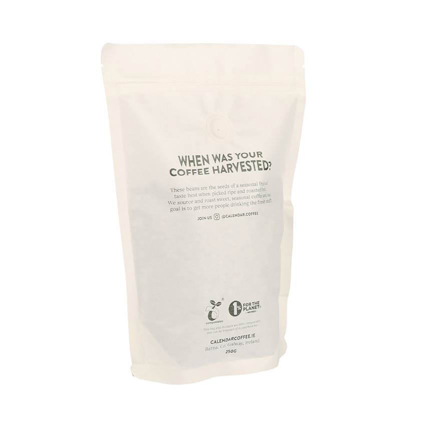 Producción personalizada Foil de aluminio Embalaje biodegradable Bolsas para la cremallera Bolsas de café Sellado