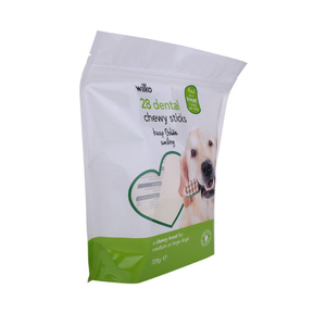 Bolsas de envases de comida para perros ecológicos resellables para perros para mascotas