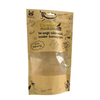 Impresión reciclable Mylar Foil Impresión biodegradable Celofán de pie con bolsas de cremallera de comida para mascotas Ziplock
