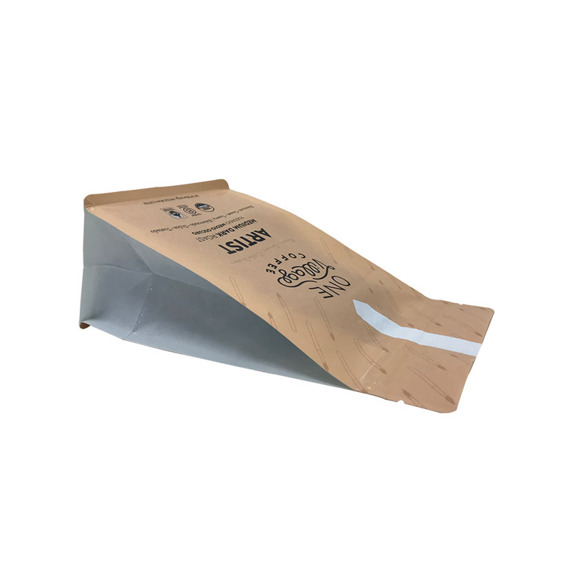 Personalizar impresión a prueba de humedad Poly Zip Lock Home Compostable Packaging Bolsas de café con cremallera