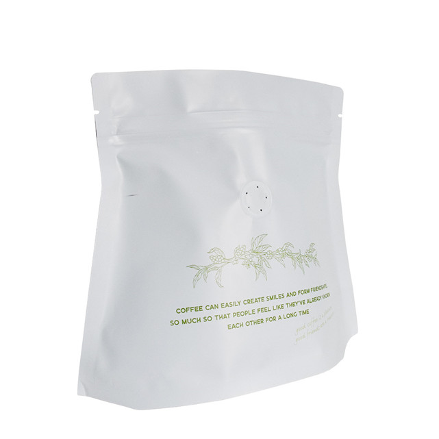 Bolsa de plástico transparente bolsas de plástico al por mayor de 250 g de bolsas de café a granel