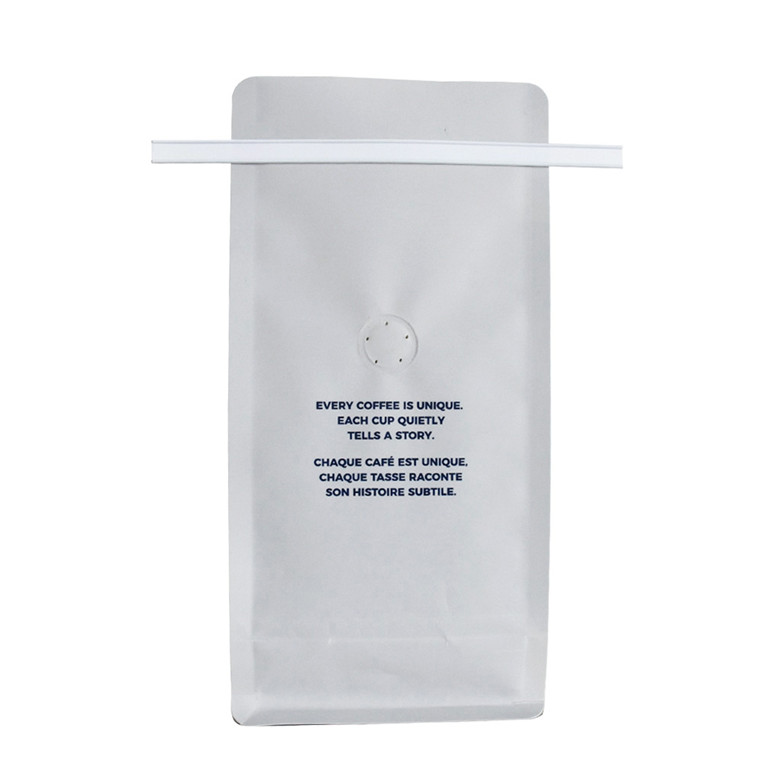 Impresión personalizada Seguridad de plástico Mylar Mylar Lock Stand Up Machine Coffee Bags con válvula de una manera