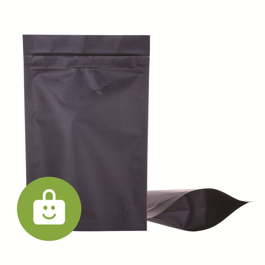 Lámina de aluminio lámina plástica biodegradable frente a las bolsas de envasado personalizadas degradables bolsas para niños con cremallera resellable