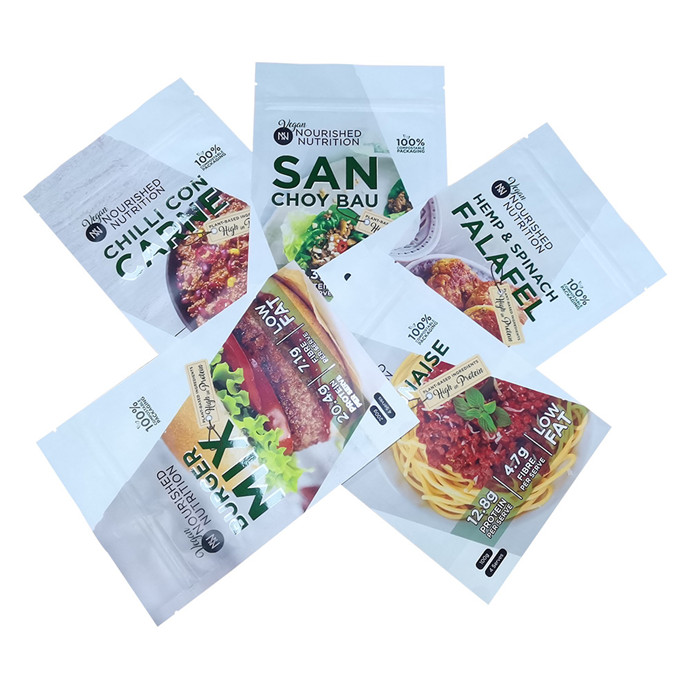 Bolsa de bolsa de alimentos compostable popular exclusiva de bajo precio
