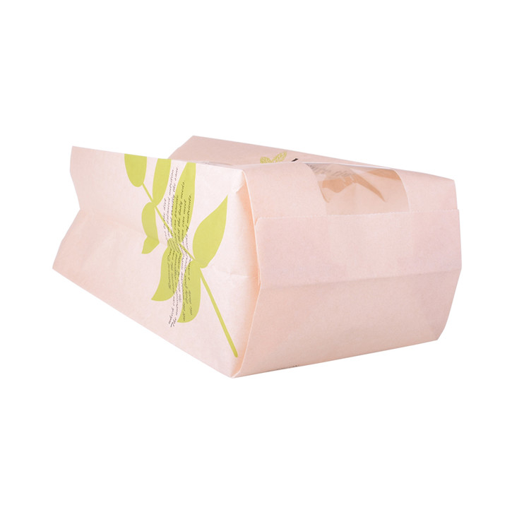 Diseño creativo de grado alimenticio bolsa de papel personalizado ecológico de alta calidad